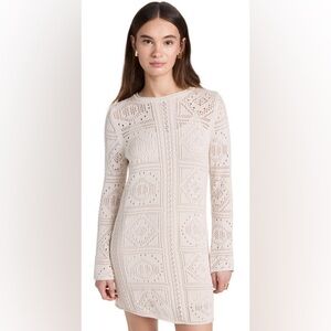 Splendid Kimi Crochet long sleeve dress in XS